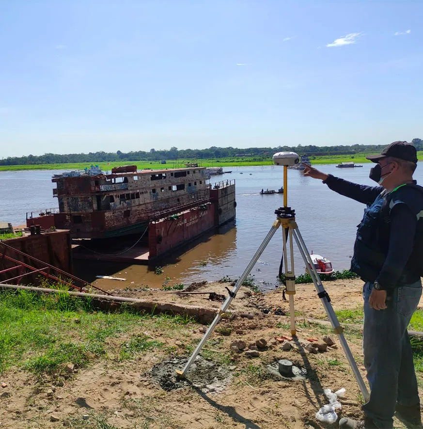 Monitoreo hidrobiológico en el río Huallaga