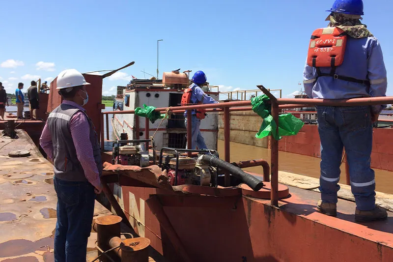 Monitoreo ambiental y ocupacional en obra vial